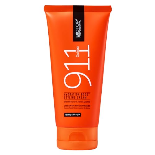 Biotop Professional 911 Quinoa Hydrating Styling Cream - Moisturizes & Controls Frizz - 6.08 oz