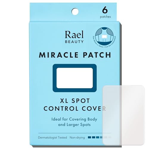 Rael Pimple Patches - Extra Coverage, Medical-Grade Hydrocolloid, Gentle on All Skin Types - 6 Count