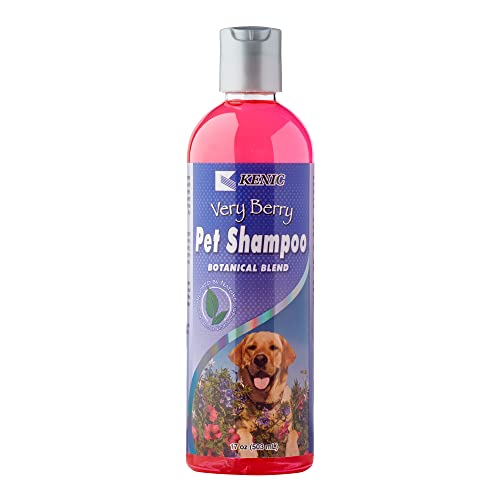 Kenic Very Berry Dog Shampoo - Natural Moisturizer, Gentle Formula, Made in USA - 16oz