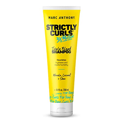Marc Anthony Strictly Curls Shampoo - 3X Moisture for Defined Curls, Sulfate-Free - 13.5oz