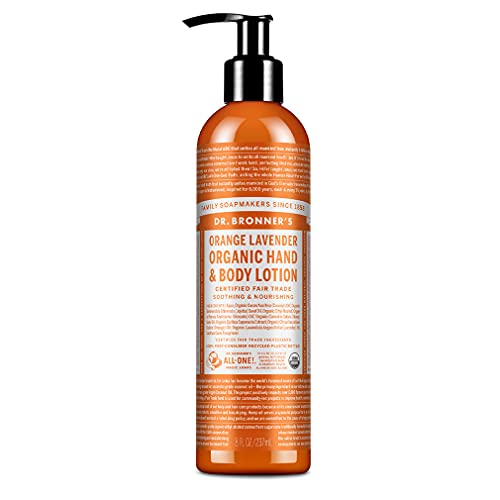 Dr. Bronner's Organic Lotion - Nourishing Hydration, Certified Organic Ingredients - 8oz