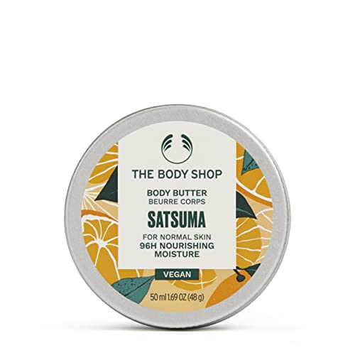 The Body Shop Satsuma Body Butter - Nourishing Vegan Formula, 96% Natural Ingredients - 1.69 oz