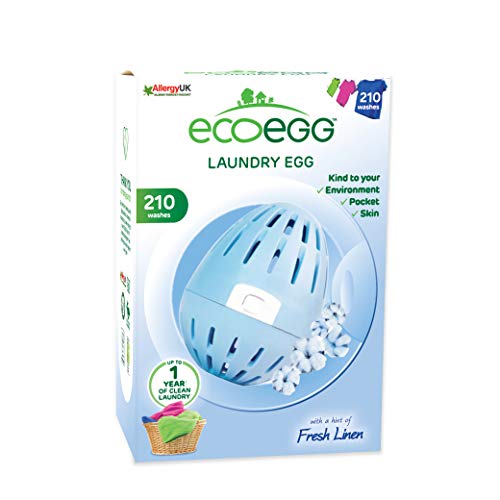 ecoegg Laundry Detergent - Natural Cleaning, Hypoallergenic, 210 Washes - Fresh Linen