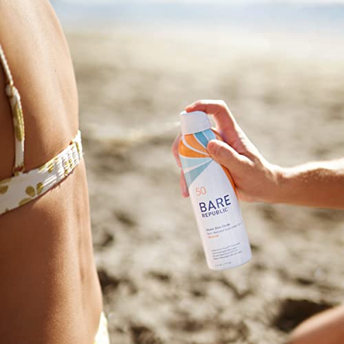 Bare Republic Mineral Sunscreen Spray - SPF 50, Non-Greasy, Natural Ingredients - 6 Fl Oz