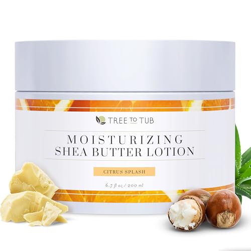 Tree to Tub Body Butter - Deep Moisturizing for Dry, Sensitive Skin with Vitamin C & Cocoa - 8oz