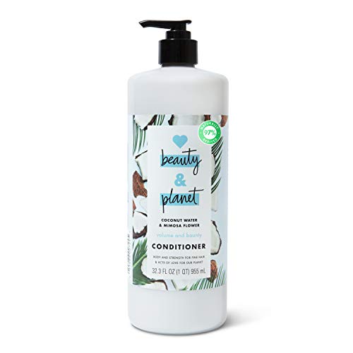 Love Beauty and Planet Volume Conditioner - Body & Strength for Fine Hair, Vegan - 32.3oz