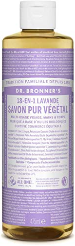 Dr. Bronner's Liquid Body Soap - All-Natural Lavender, Cruelty-Free & Biodegradable - 32 oz