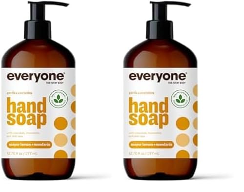 Everyone Hand Soap - Refreshing Meyer Lemon & Mandarin Essential Oils - 12.75 oz (Pack of 2)