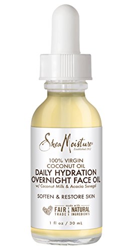 SheaMoisture Overnight Face Oil - Daily Hydration, Fair Trade Ingredients - 1 oz