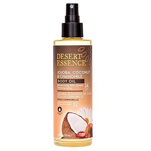 Desert Essence Jojoba Coconut & Chamomile Body Oil Spray - Moisturizes & Nourishes - 8.28oz