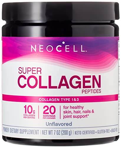 Neocell Collagen Protein Powder - Enhances Skin Firmness, Supports Nails & Hair - 7oz