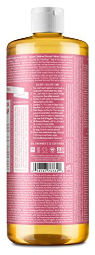 Dr. Bronner's Body Soap - Organic, Vegan, Fair-Trade Cherry Blossom, 32 fl oz