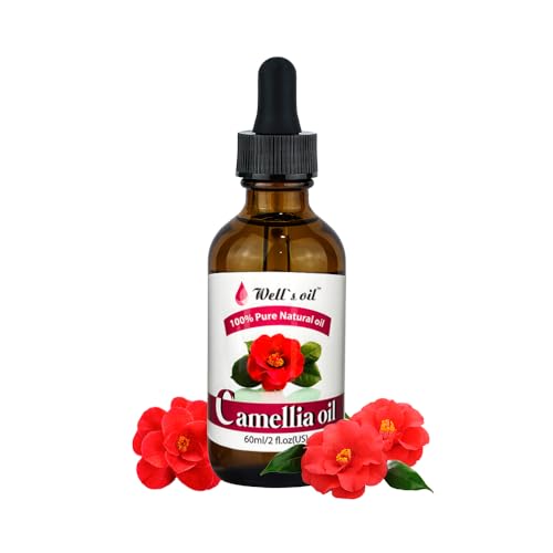 Well's 100% Pure Camellia Oil - Nourishes Skin, Promotes Cell Growth, 2oz