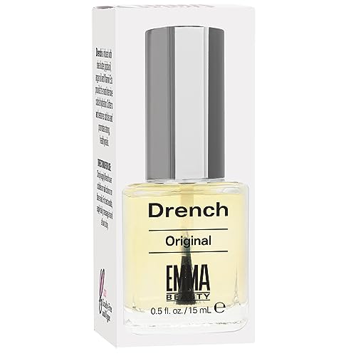 EMMA Beauty Drench Cuticle Oil - Nourishes & Hydrates Dry Cuticles, 12+ Free Formula - 0.5 fl. oz.