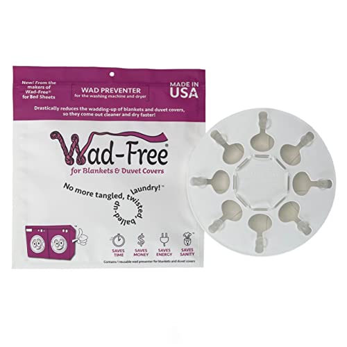 Wad-Free Laundry Booster - Reduces Tangles in Wash, Reusable & Durable - Made in USA