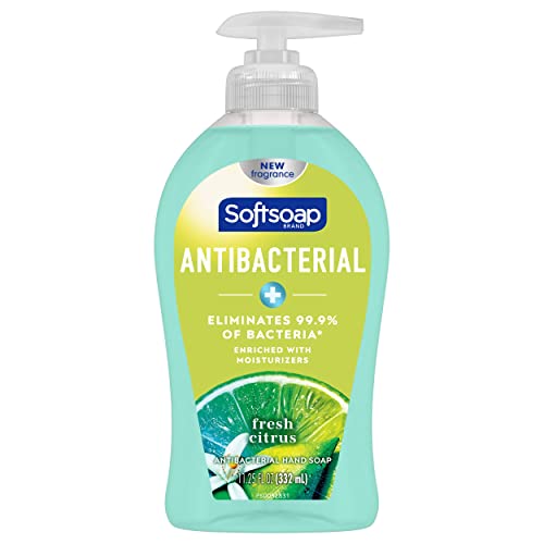 Softsoap Antibacterial Hand Soap - 99.9% Bacteria Elimination, Moisturizing Citrus - 11.25oz