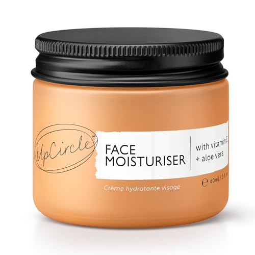 UpCircle Face Moisturizer - Nourishing Day Cream with Argan Powder, Vitamin E & Aloe Vera - 1.7oz