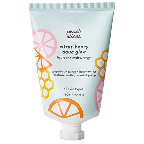 Peach Slices Citrus-Honey Aqua Glow Moisturizer - Hydrates & Soothes All Skin Types - 3.04oz
