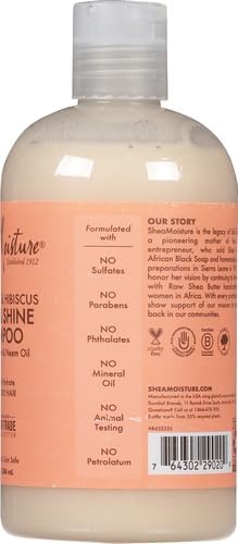 SheaMoisture Curl & Shine Shampoo - Hydrates & Defines Curls, Fair Trade Ingredients - 13oz