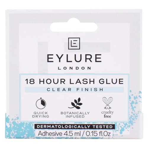 Eylure 18-Hour Lash Glue - Quick Drying, Latex-Free with Green Tea & Bamboo - 4.5ml