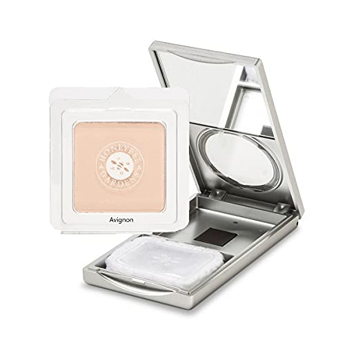 Avignon Foundation Powder Refill + Compact - Talc & Paraben Free, Vegan - Pale to Light