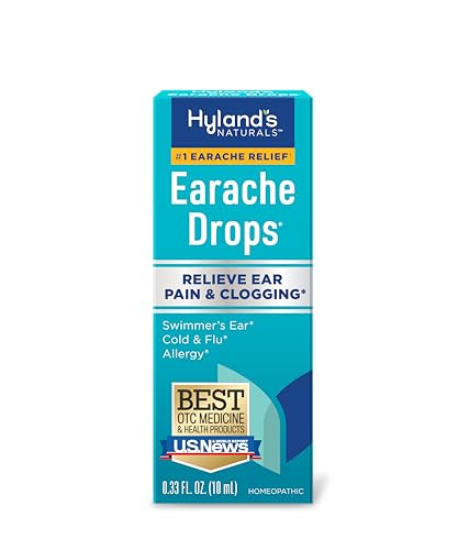 Hyland's Allergy Earache Drops - Natural Relief for Pain & Itching, 0.33 Fl Oz - Ages 4 & Up