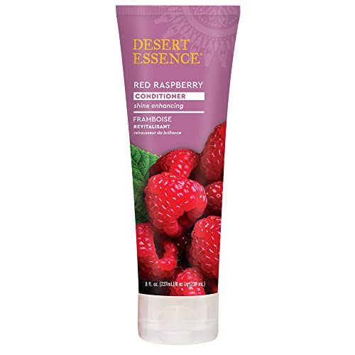 Desert Essence Red Raspberry Conditioner - Moisturizing, Strengthening, Paraben-Free - 8 Fl Oz