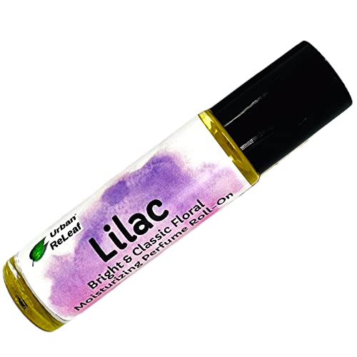 Urban ReLeaf Lilac Perfume Oil - Long Lasting Floral Aroma, Moisturizing Jojoba - 10ml