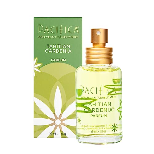 Pacifica Tahitian Gardenia Perfume - Vegan, Cruelty-Free, Non-GMO Alcohol, 2oz