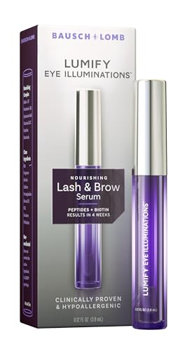 LUMIFY Eye Illuminations Nourishing Lash & Brow Serum - Fuller Lashes in 4 Weeks - 0.12 fl oz