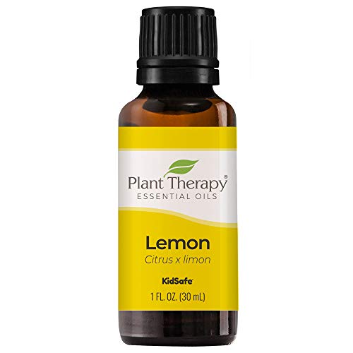 Plant Therapy Lemon Essential Oil - Energizing Aroma, Immune Support, 100% Pure - 30 mL