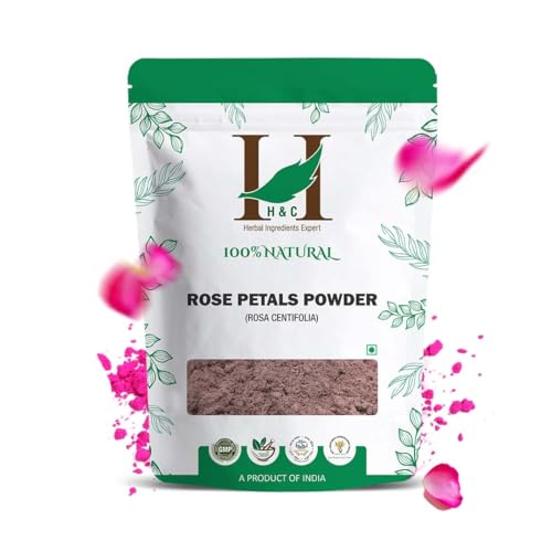 H&C Herbal Ingredients Rose Petals Powder - Natural Skin Toner & Hair Enhancer - 8oz