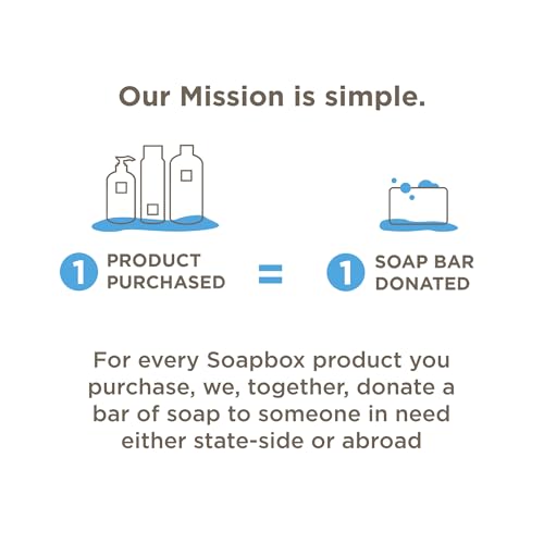 Soapbox Body Lotion - Deep Hydration, Vegan Formula with Aloe & Shea Butter - 3 Pack, 16oz Each