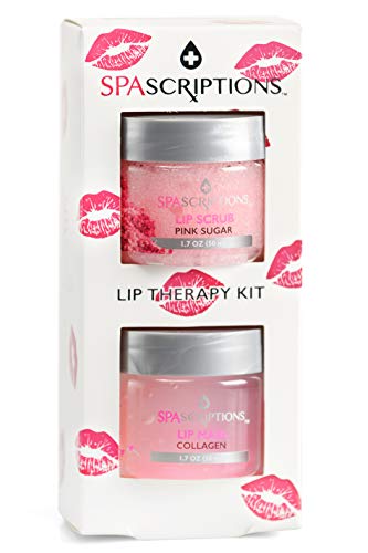 Lip Therapy Kit - Gently Exfoliates, Promotes Youthful Skin, pH Balanced, 2 Pack (1.7oz)