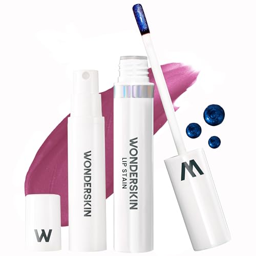 Wonderskin Lip Stain Kit - Long-Lasting, Waterproof & Vegan Formula - Nude Matte (Bella)