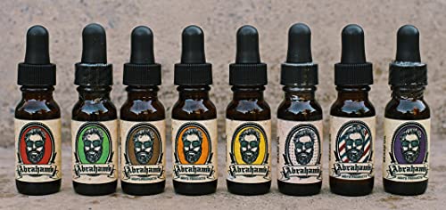 Abraham's Beard Oil - Moisturizes, Tames & Reduces Itching, Vegan - Orange Frankincense, 3oz