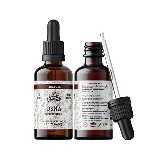 Florida Herbs Osha Root Tincture - Natural Lung Detox & Respiratory Support - 2 Fl Oz