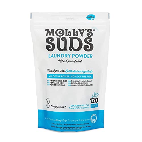 Molly's Suds Laundry Detergent Bundle - Natural Stain Removal, Safe for Sensitive Skin - 80.25oz