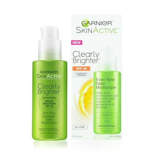 Garnier SkinActive Moisturizer - Brightening Vitamin C, SPF 30, Anti-Aging - 2.5 Fl Oz