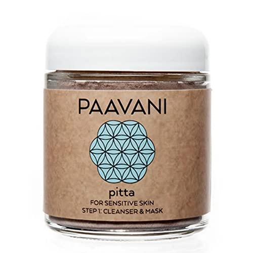 PAAVANI Ayurveda Face Mask - Soothes Sensitive Skin, Draws Out Impurities - 4oz