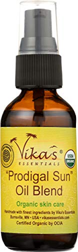 Vika's Essentials Essential Oil - USDA Organic, EWG Verified Sun Relief Blend - 1oz