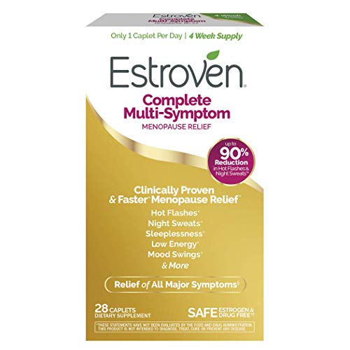 Estroven Menopause Supplement - Clinically Proven Relief for Hot Flashes & Night Sweats - 28 Ct.