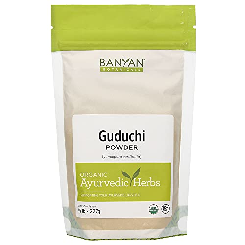 Banyan Botanicals Guduchi Powder - Supports Liver Health & Immune Response, Organic, Vegan - 1/2 lb