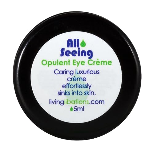 LIVING LIBATIONS Eye Cream - Nourishing for Dry Skin, Organic & Vegan - 0.17 oz