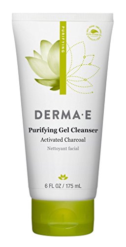 Derma E Purifying Gel Cleanser - Detoxifies, Hydrates with Charcoal & Marine Algae - 6 oz