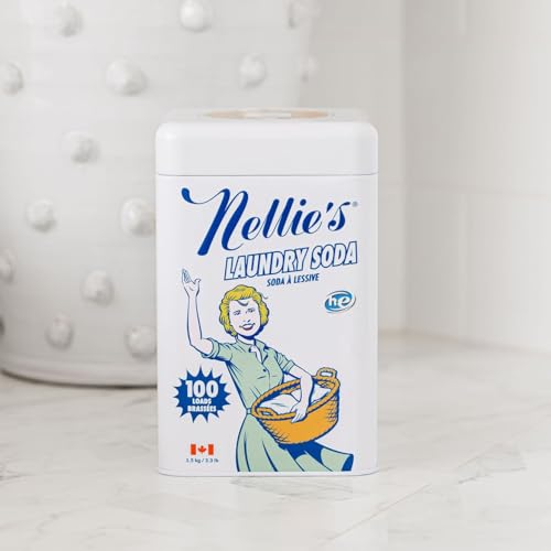 Nellie's Concentrated Laundry Detergent - Powerful Clean, Gentle on Skin - 100+ Scoops