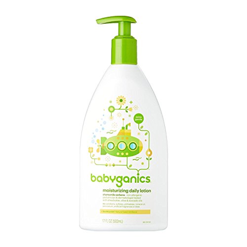 Babyganics Extra Gentle Baby Lotion - Moisturizing Chamomile Verbena, 17oz - 2 Pack