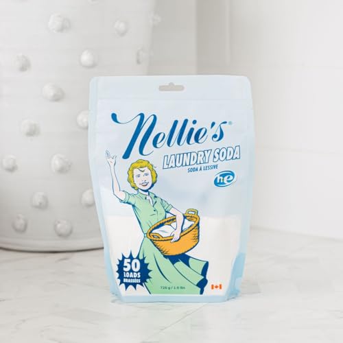 Nellie's Laundry Bundle - Chemical-Free Detergent, Oxygen Brightener & Stain Remover - 50 Loads