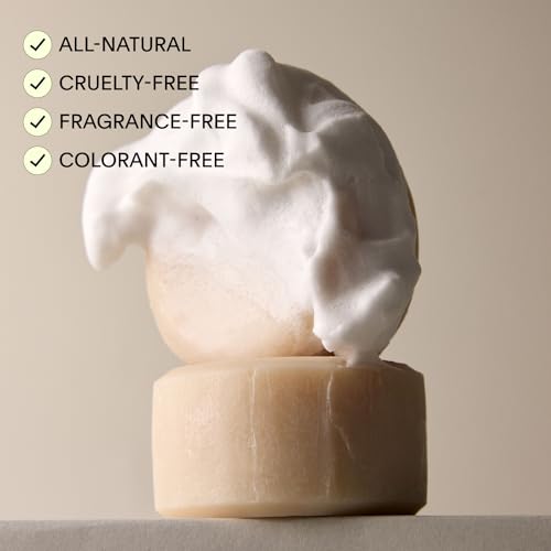 Leaf Shave Shaving Soap Bar - All-Natural, Fragrance-Free, Plastic-Free - 3oz