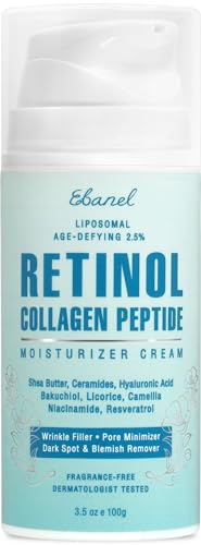 Ebanel Retinol Face Moisturizer - Anti-Aging, Brightening, Hydrating - 1.7oz